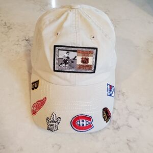 Vintage NHL Original Six Cream Hat